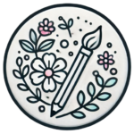 DALL·E 2024-11-24 09.40.51 - A beautiful circular app icon for a coloring book app named 'Coloring Book Maker.' The design features a clean and minimalist style with a black-and-w_pixian_ai (2)