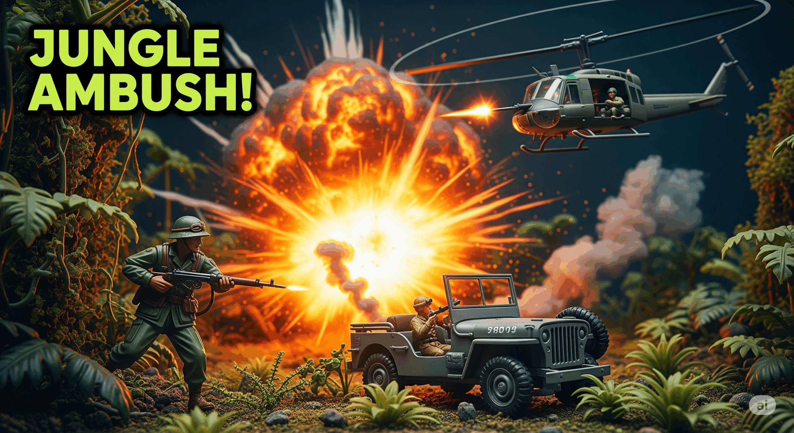 Toy Soldier Battle Studio – Đạo Diễn Chiến Tranh Lính Nhựa